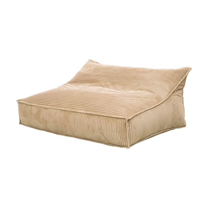 Wilde Ribbed Luxe Fleece Beanbag Lounge COVER Cadence & Co.